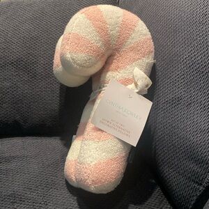 COPY - NWT Cynthia Rowley Pink and White Candy Cane Pillows. Super cute! 8”x16”.